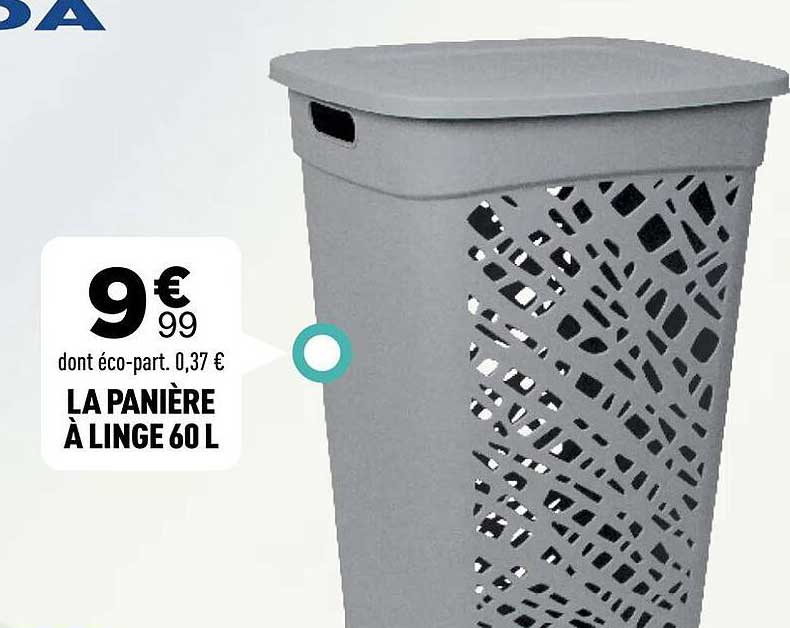 LA PANIÈRE À LINGE 60 L