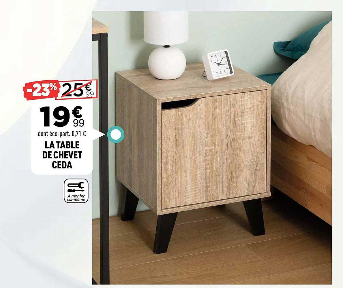 LA TABLE DE CHEVET CEDA