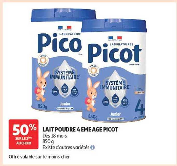 LAIT POUDRE 4 EME AGE PICOT
