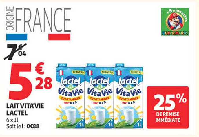 LAIT VITA’VIE LACTEL
