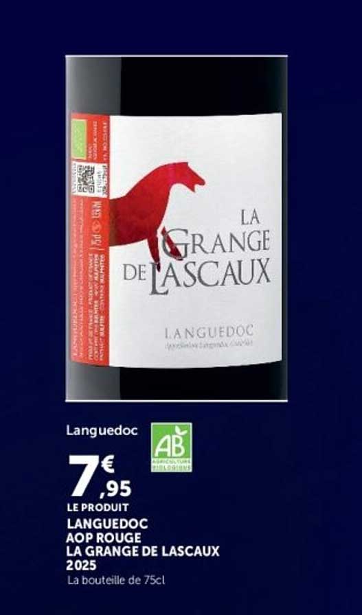 Languedoc AOP rouge La Grange de Lascaux 2025