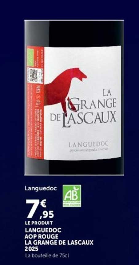 Languedoc AOP rouge La Grange de Lascaux 2025