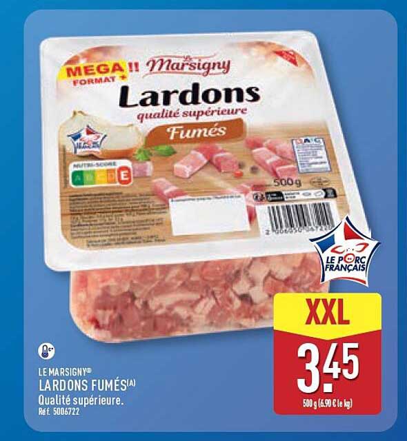 LARDONS FUMÉS (A) Qualité supérieure.
