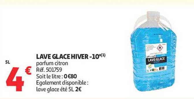LAVE GLACE HIVER -10°(1) parfum citron Réf. 501759