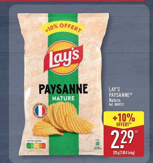LAY'S PAYSANNE Nature.