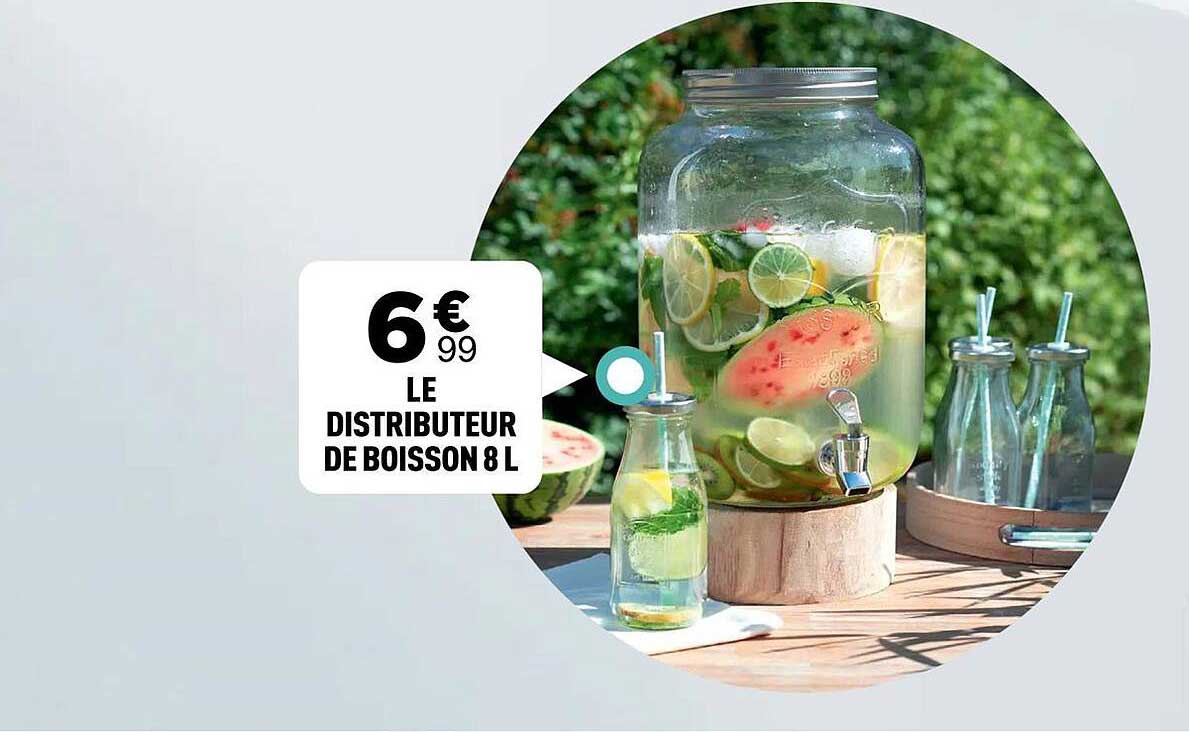 LE DISTRIBUTEUR DE BOISSON 8 L