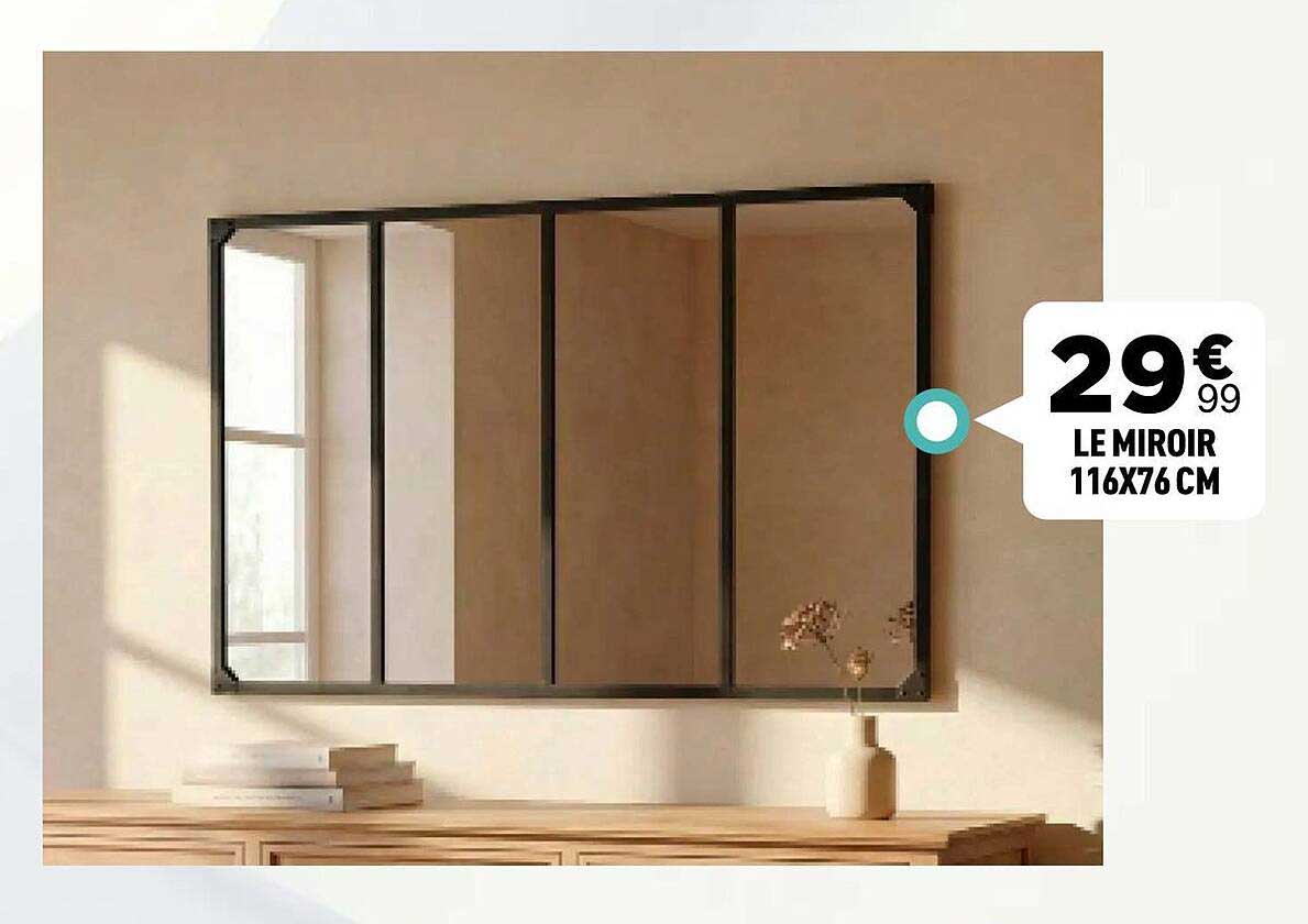 LE MIROIR 116X76 CM