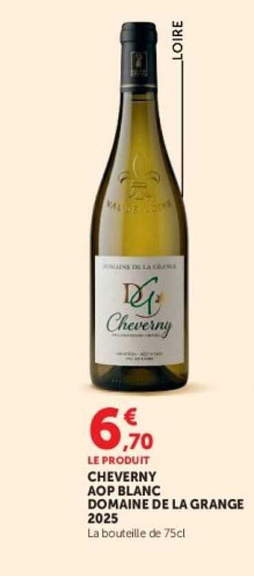 LE PRODUIT CHEVERNY AOP BLANC DOMAINE DE LA GRANGE 2025