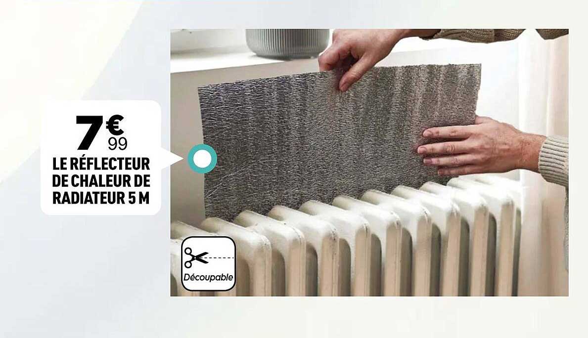 LE RÉFLECTEUR DE CHALEUR DE RADIATEUR 5 M