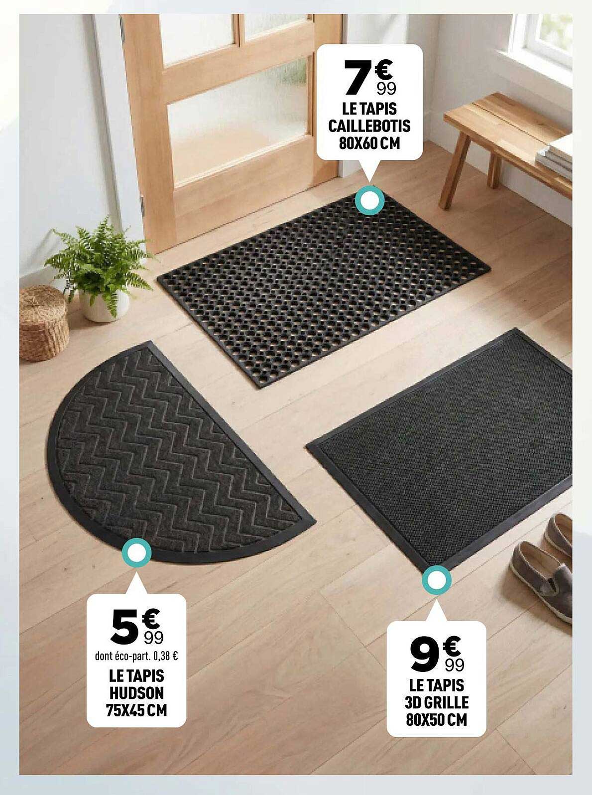 LE TAPIS CAILLEBOTIS 80X60 CM