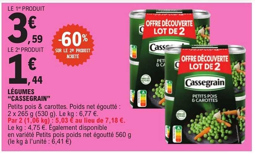 LÉGUMES “CASSEGRAIN”