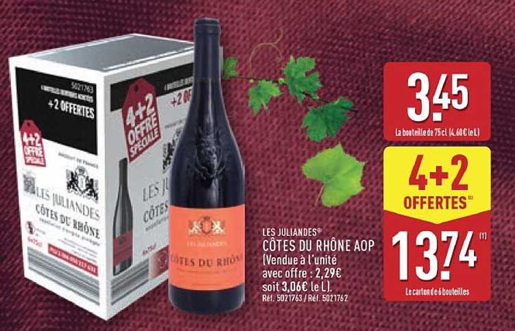 LES JULIANDES CÔTES DU RHÔNE AOP