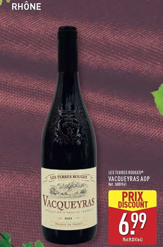 LES TERRES ROUGES® VACQUEYRAS AOP