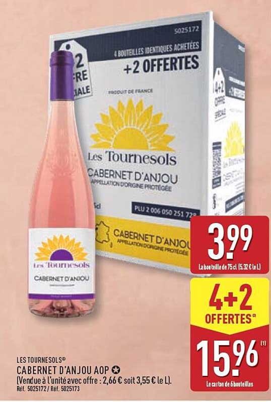 LES TOURNEOSOLS® CABERNET D'ANJOU AOP
