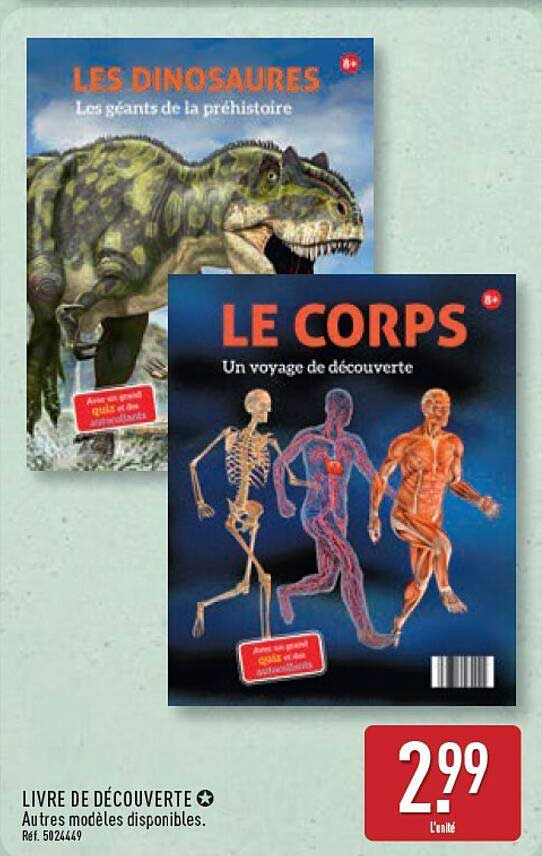 LIVRE DE DÉCOUVERTE