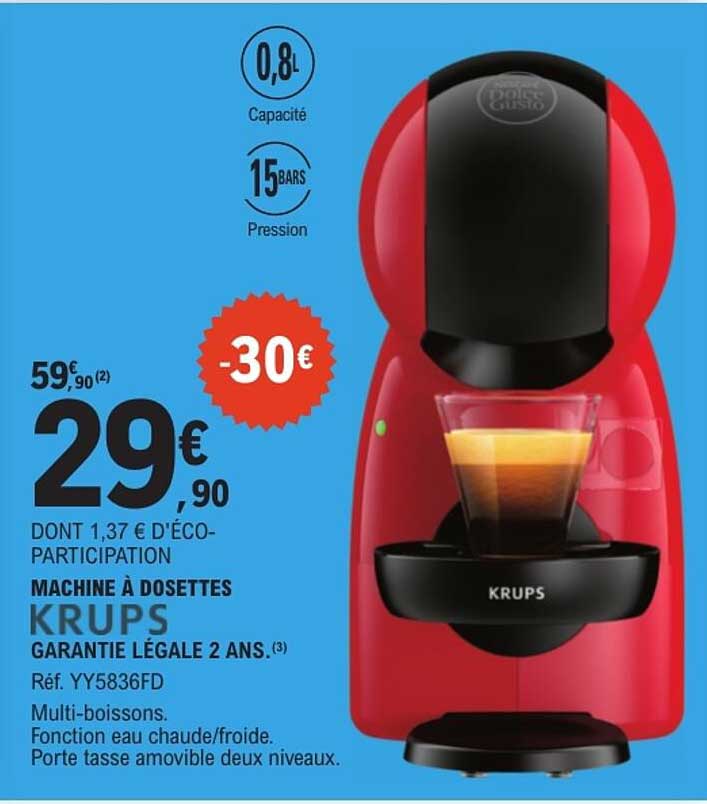 MACHINE À DOSETTES KRUPS
