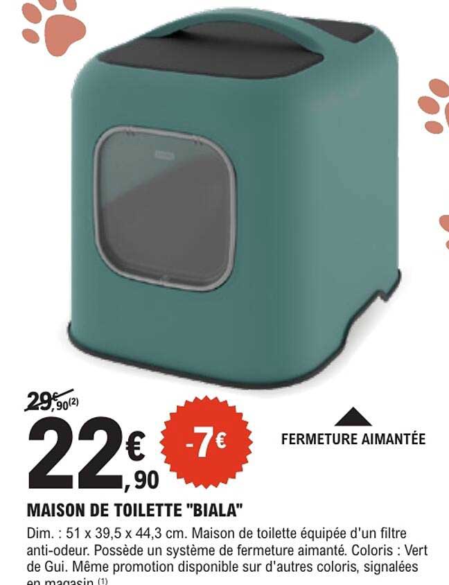 MAISON DE TOILETTE "BIALA"