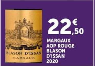 MARGAUX AOP ROUGE BLASON D'ISSAN 2020