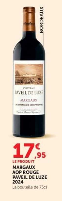 MARGAUX AOP ROUGE PAVEIL DE LUZE 2024