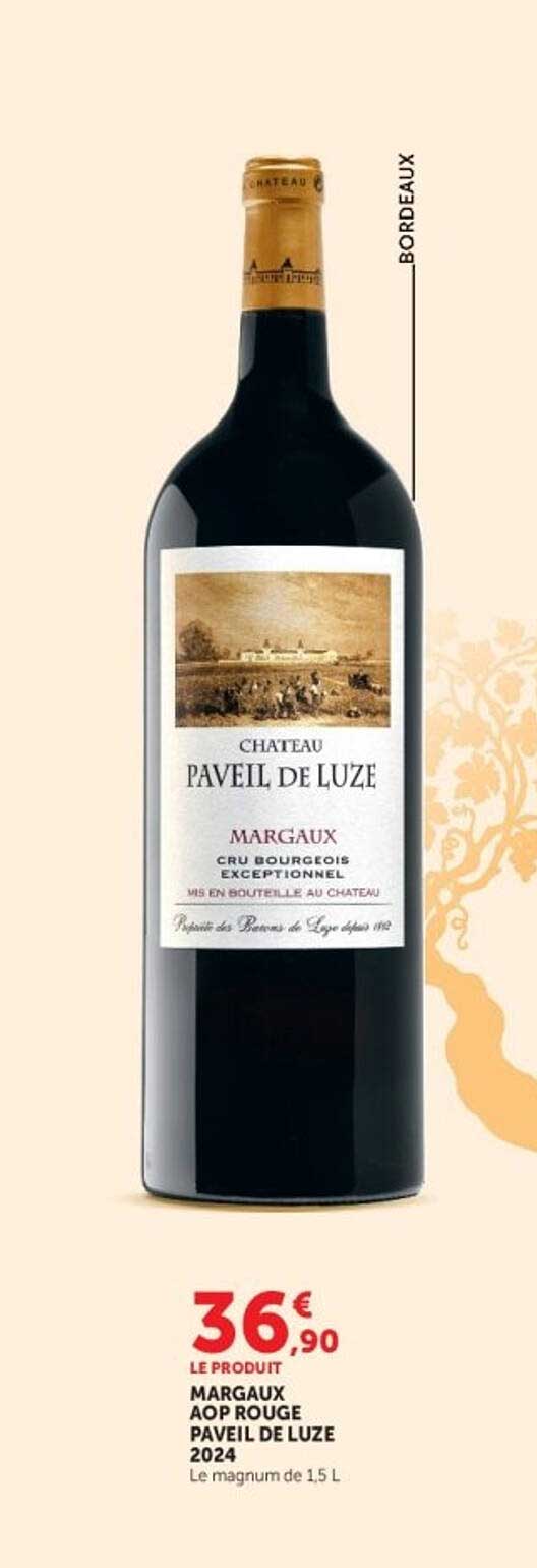 MARGAUX AOP ROUGE PAVEIL DE LUZE 2024