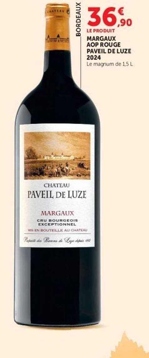 MARGAUX AOP ROUGE PAVEIL DE LUZE 2024