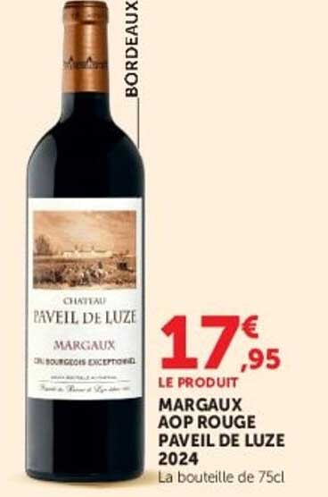 MARGAUX AOP ROUGE PAVEIL DE LUZE 2024