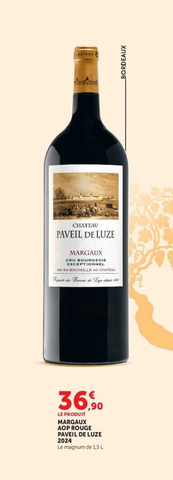 MARGAUX AOP ROUGE PAVEIL DE LUZE 2024