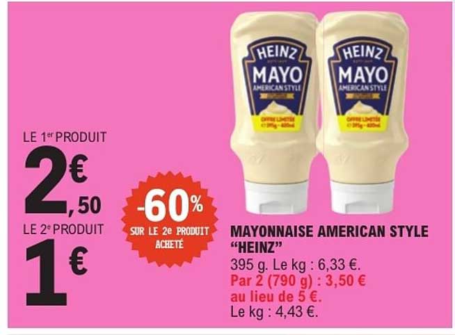 MAYONNAISE AMERICAN STYLE “HEINZ”