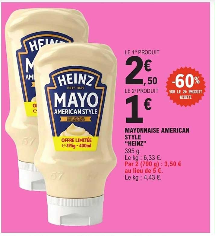 MAYONNAISE AMERICAN STYLE “HEINZ”
