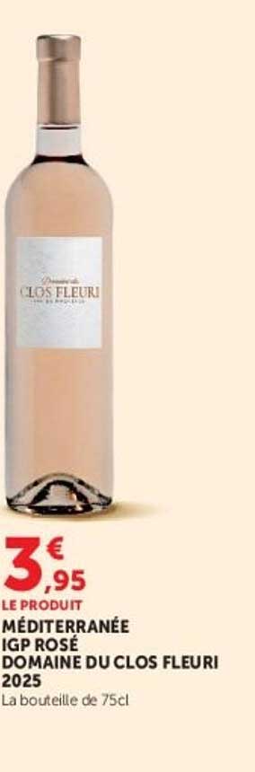 MÉDITERRANÉE IGP ROSÉ DOMAINE DU CLOS FLEURI 2025