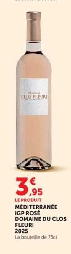 MÉDITERRANÉE IGP ROSÉ DOMAINE DU CLOS FLEURI 2025