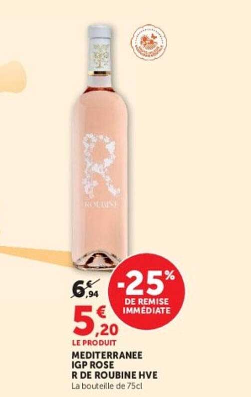 MEDITERRANEE IGP ROSE R DE ROUBINE HVE