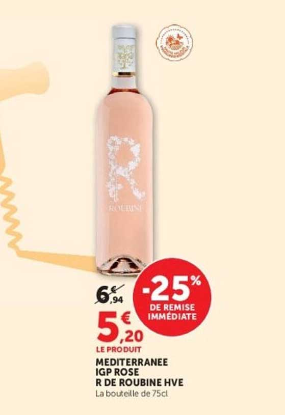 MEDITERRANEE IGP ROSE R DE ROUBINE HVE