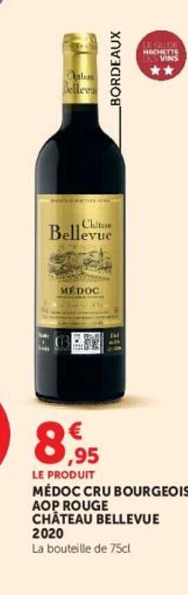 MÉDOC CRU BOURGEOIS AOP ROUGE CHÂTEAU BELLEVUE 2020