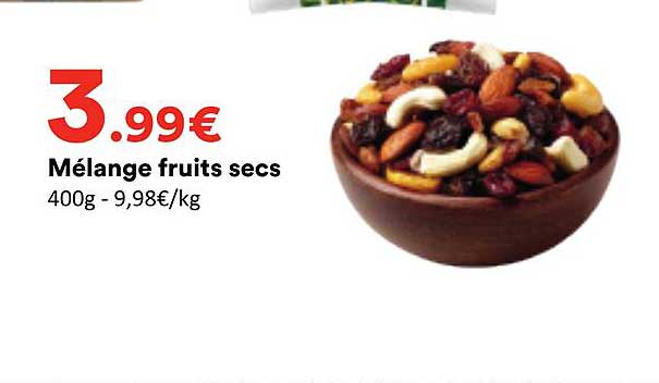 Mélange fruits secs