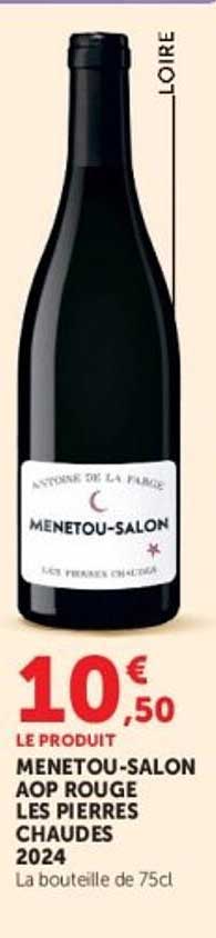 MENETOU-SALON AOP ROUGE LES PIERRES CHAUDES 2024