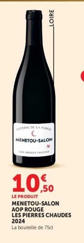 MENETOU-SALON AOP ROUGE LES PIERRES CHAUDES 2024