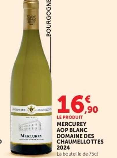 MERCUREY AOP BLANC DOMAINE DES CHAUMEILOTTES 2024