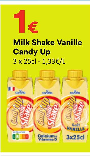 Milk Shake Vanille Candy Up
