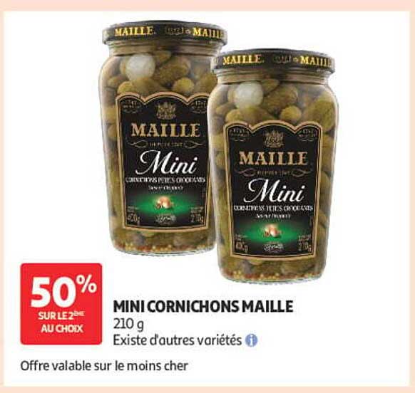 MINI CORNICHONS MAILLE
