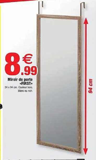 Miroir de porte «FIRST»
