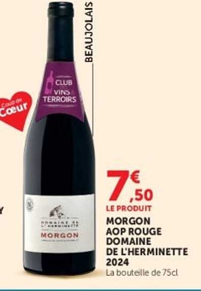 MORGON AOP ROUGE DOMAINE DE L'HERMINETTE 2024