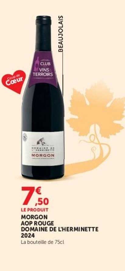 MORGON AOP ROUGE DOMAINE DE L'HERMINETTE 2024