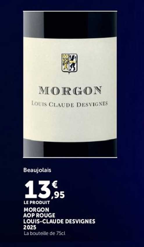 MORGON AOP ROUGE LOUIS-CLAUDE DESVIGNES 2025