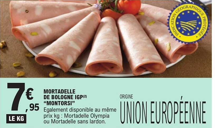 MORTADELLE DE BOLOGNE IGP “MONTORSI”
