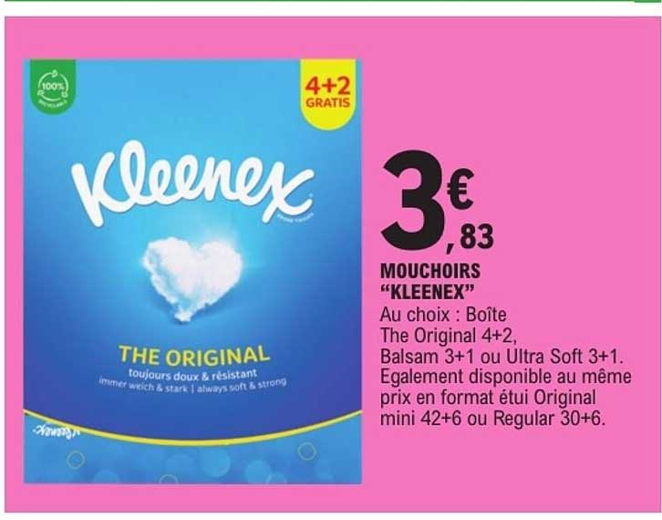 MOUCHOIRS “KLEENEX”
