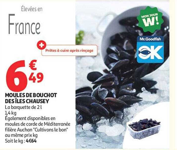 MOULES DE BOUCHOT DES ÎLES CHAUSEY