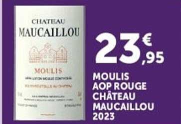 MOULIS AOP ROUGE CHÂTEAU MAUCAILLOU 2023