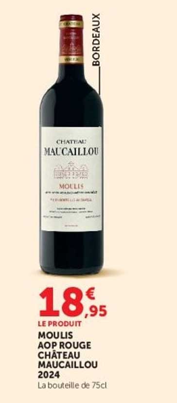 MOULIS AOP ROUGE CHÂTEAU MAUCAILLOU 2024