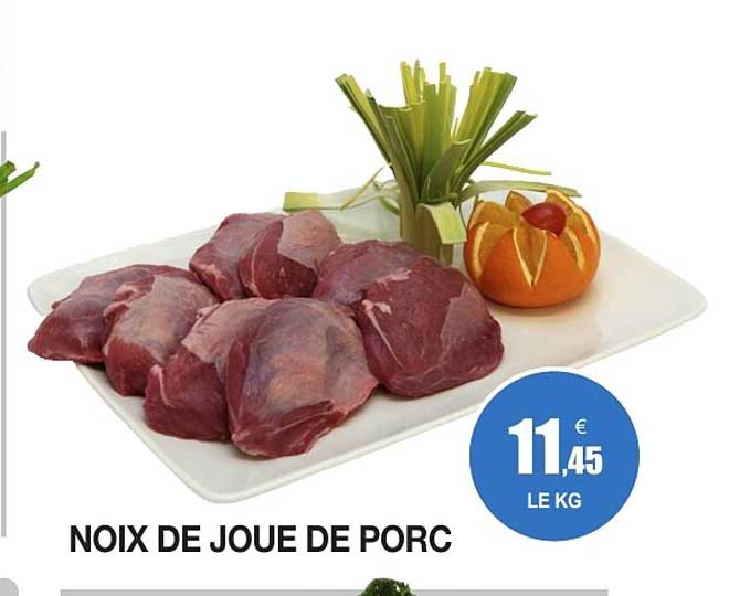 NOIX DE JOUE DE PORC